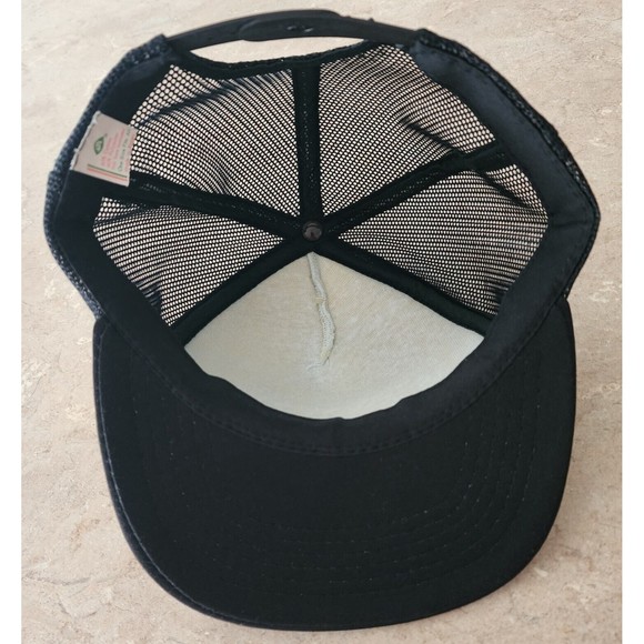 Trucker Hat Black Softspray Logo - Picture 4 of 6
